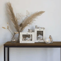 Fotolijst Hond Staand - Beige - 16,5x3x26cm - Happy House -Flamingo Verkoop fotolijst hond staand beige 16 5x3x26cm happy house 2