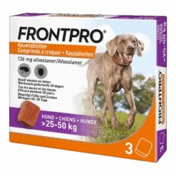 Frontline Frontpro Hond - Kauwtabletten - XL - 25-50kg - 3 Tabletten