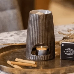 Geurchips Brander Rib Rond Brons - ScentChips -Flamingo Verkoop geurchips brander rib rond brons scentchips 3