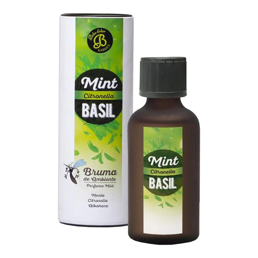 Geurolie Mint, Citronella En Basilicum 50ml - Boles D'olor 3 Geurolie Mint, Citronella En Basilicum 50ml - Boles D'olor
