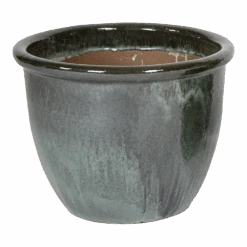 Bloempot Glazed Hp001 - D30 X H25cm - Groen