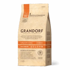 Grandorf Kalkoen & Bruine Rijst Gesteriliseerd - Kattenvoer - 2kg