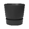 Elho Bloempot Greenville Rond 40cm - Living Black 1 Elho Bloempot Greenville Rond 40cm - Living Black -Flamingo Verkoop greenville rond 40cm bloempot living black 1 7