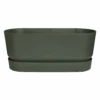 Bloembak Elho Greenville Terrace 60cm - Met Wielen - Bladgroen -Flamingo Verkoop greenville terrace trough 60cm wheels plantenbak bladgroen 1 8
