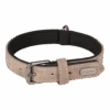 Flamingo Halsband Delu Taupe - Leer - 31-39cm 20mm - Hondenhalsband -Flamingo Verkoop halsband delu taupe leer hondenhalsband 1 4 6