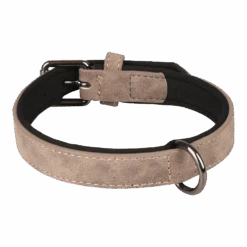 Flamingo Halsband Delu Taupe - Leer - 24-30cm 15mm - Hondenhalsband -Flamingo Verkoop halsband delu taupe leer hondenhalsband 2 4 7