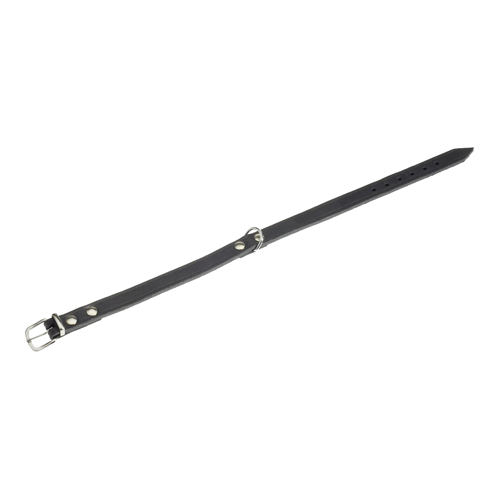 Flamingo Halsband Rondo Zwart - Leer - 54-62cm 25mm - Hondenhalsband 3 Flamingo Halsband Rondo Zwart - Leer - 54-62cm 25mm - Hondenhalsband