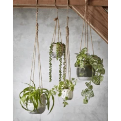 Hangpot Resa - D18,5 X H17cm - Lichtgrijs 11 Hangpot Resa - D18,5 X H17cm - Lichtgrijs -Flamingo Verkoop hangpot resa d18 5 x h17cm lichtgrijs hangpot 5 1