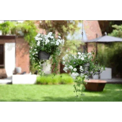 Elho Hangschaal Vibia Campana 26cm - Antraciet -Flamingo Verkoop hangschaal vibia campana 26cm antraciet hangpot antraciet 4 1