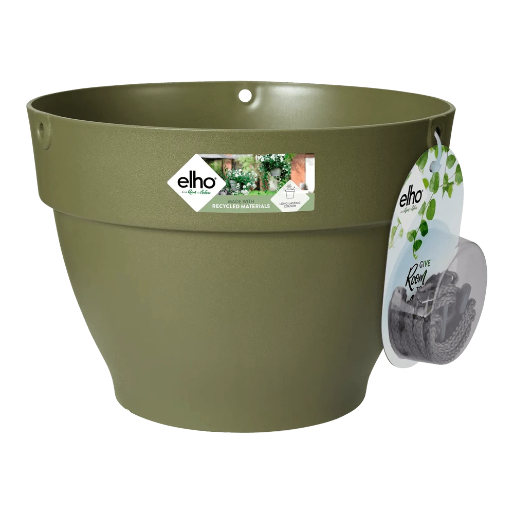 Elho Hangschaal Vibia Campana 26cm - Saliegroen 4 Elho Hangschaal Vibia Campana 26cm - Saliegroen - Afbeelding 2