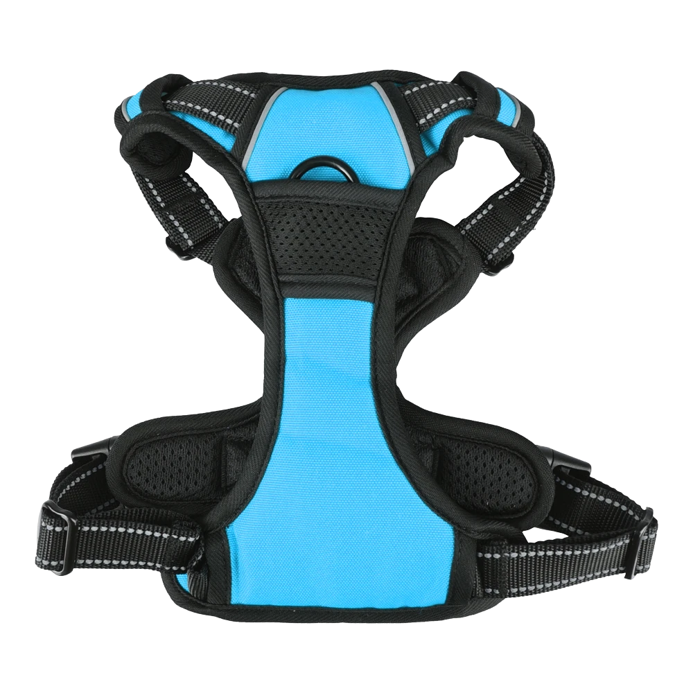 Flamingo Harnas Balou Blauw - M - 50-65cm X 25mm - Hondenharnas - Afbeelding 2