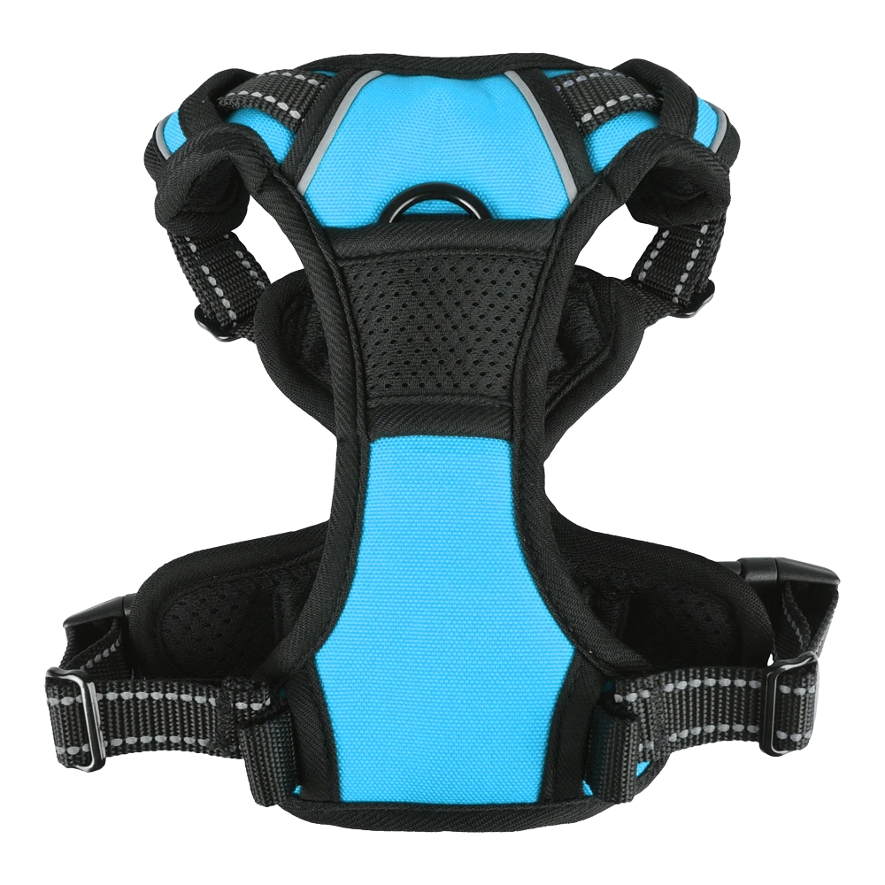 Flamingo Harnas Balou Blauw - S - 40-55cm X 20mm - Hondenharnas 4 Flamingo Harnas Balou Blauw - S - 40-55cm X 20mm - Hondenharnas - Afbeelding 2