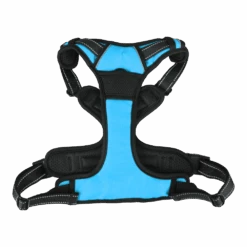 Flamingo Harnas Balou Blauw - XL - 80-105cm X 25mm - Hondenharnas -Flamingo Verkoop harnas balou blauw xl 80 105cm x 25mm hondenharnas 2 5