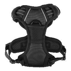 Flamingo Harnas Balou Zwart - XS - 30-45cm X 15mm - Hondenharnas -Flamingo Verkoop harnas balou zwart xs 30 45cm x 15mm hondenharnas 2 5