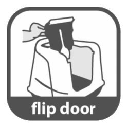 Flamingo Hoek Kattenbak Thor Blauw - L - 45x56x37cm -Flamingo Verkoop hoek kattenbak thor l 45x56x37cm 4 2