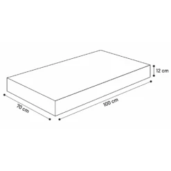 Flamingo Hondenkussen Celeste Rechthoek Met Rits - Donkerblauw - 100x70x12cm -Flamingo Verkoop hondenkussen celeste rechthoek met rits donkerblauw 100x70x12cm 2 1