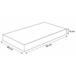 Flamingo Hondenkussen Celeste Rechthoek Met Rits - Donkergrijs - 80x60x10cm -Flamingo Verkoop hondenkussen celeste rechthoek met rits donkergrijs 80x60x10cm 2 1