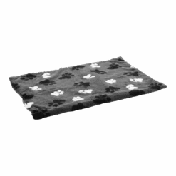 Flamingo Hondenkussen/deken Teddy Rechthoek - Grijs - 100,5cm