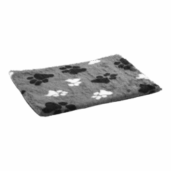 Flamingo Hondenkussen/deken Teddy Rechthoek - Grijs - 55,5cm