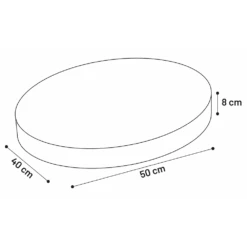 Flamingo Hondenkussen Panama Ovaal Met Rits - Donkergrijs - 50cm -Flamingo Verkoop hondenkussen panama ovaal met rits donkergrijs 50cm 2 1