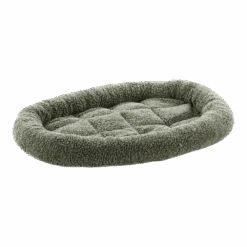 Flamingo Hondenkussen Sherpa Ovaal - Bruin/Groen - 66x48x7cm