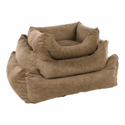 Flamingo Hondenmand Celeste Rechthoekig Met Rits - Beige - 80x67x28cm -Flamingo Verkoop hondenmand celeste rechthoekig met rits beige 80x67x28cm 2 1