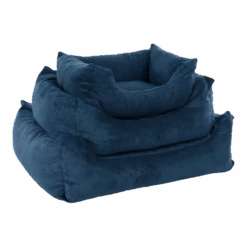 Flamingo Hondenmand Celeste Rechthoekig Met Rits - Donkerblauw - 80x67x28cm -Flamingo Verkoop hondenmand celeste rechthoekig met rits donkerblauw 4 1 2