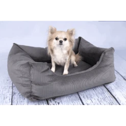 Flamingo Hondenmand Celeste Rechthoekig Met Rits - Donkergrijs - 65x50x20cm -Flamingo Verkoop hondenmand celeste rechthoekig met rits donkergrijs 5 1