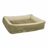 Hondenmand Dakota - M - Kaki - 75 X 60 X 12cm - Happy House -Flamingo Verkoop hondenmand dakota m kaki 75 x 60 x 12cm happy house 1 1
