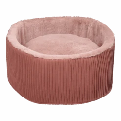 Flamingo Hondenmand Faldi Rond Met Rits - Roze - 50x20cm