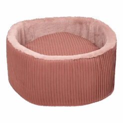 Flamingo Hondenmand Faldi Rond Met Rits - Roze - 50x20cm -Flamingo Verkoop hondenmand faldi rond met rits roze 50x20cm 4 2