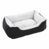 Flamingo Hondenmand Iduna Rechthoekig - Zwart - 100x80x25cm -Flamingo Verkoop hondenmand iduna rechthoekig zwart 1 2 2