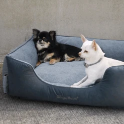 Hondenmand Rechthoekig Soft Melange - 75x60x23cm - Grijs - Happy House -Flamingo Verkoop hondenmand rechthoekig soft melange grijs happy house 3 1