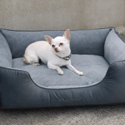 Hondenmand Rechthoekig Soft Melange - 55x45x20cm - Grijs - Happy House -Flamingo Verkoop hondenmand rechthoekig soft melange grijs happy house 4 1 1