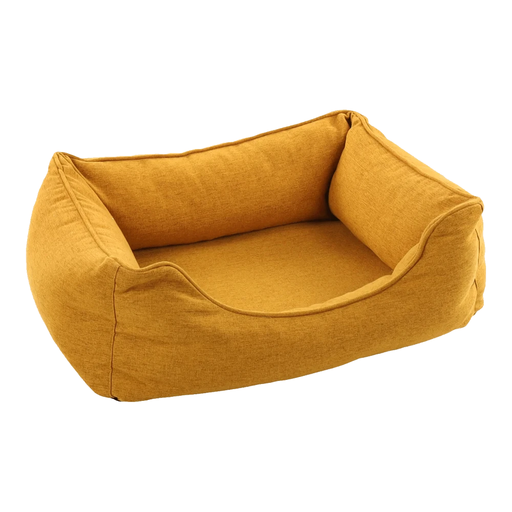 Flamingo Hondenmand Ziva Rechthoek Met Rits - Oker - 65cm 3 Flamingo Hondenmand Ziva Rechthoek Met Rits - Oker - 65cm