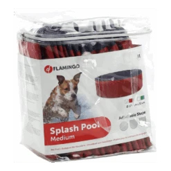 Flamingo Hondenzwembad Doggy Splash Rond - 120x30cm - Blauw/Rood -Flamingo Verkoop hondenzwembad doggy splash rond 120x30cm blauw rood 120x30cm 4