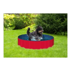 Flamingo Hondenzwembad Doggy Splash Rond - 160x30cm - Blauw/Rood -Flamingo Verkoop hondenzwembad doggy splash rond 160x30cm blauw rood 160x30cm 3