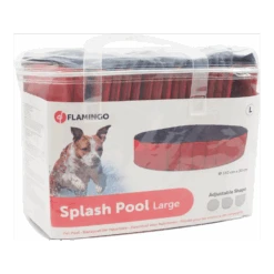 Flamingo Hondenzwembad Doggy Splash Rond - 160x30cm - Blauw/Rood -Flamingo Verkoop hondenzwembad doggy splash rond 160x30cm blauw rood 160x30cm 4