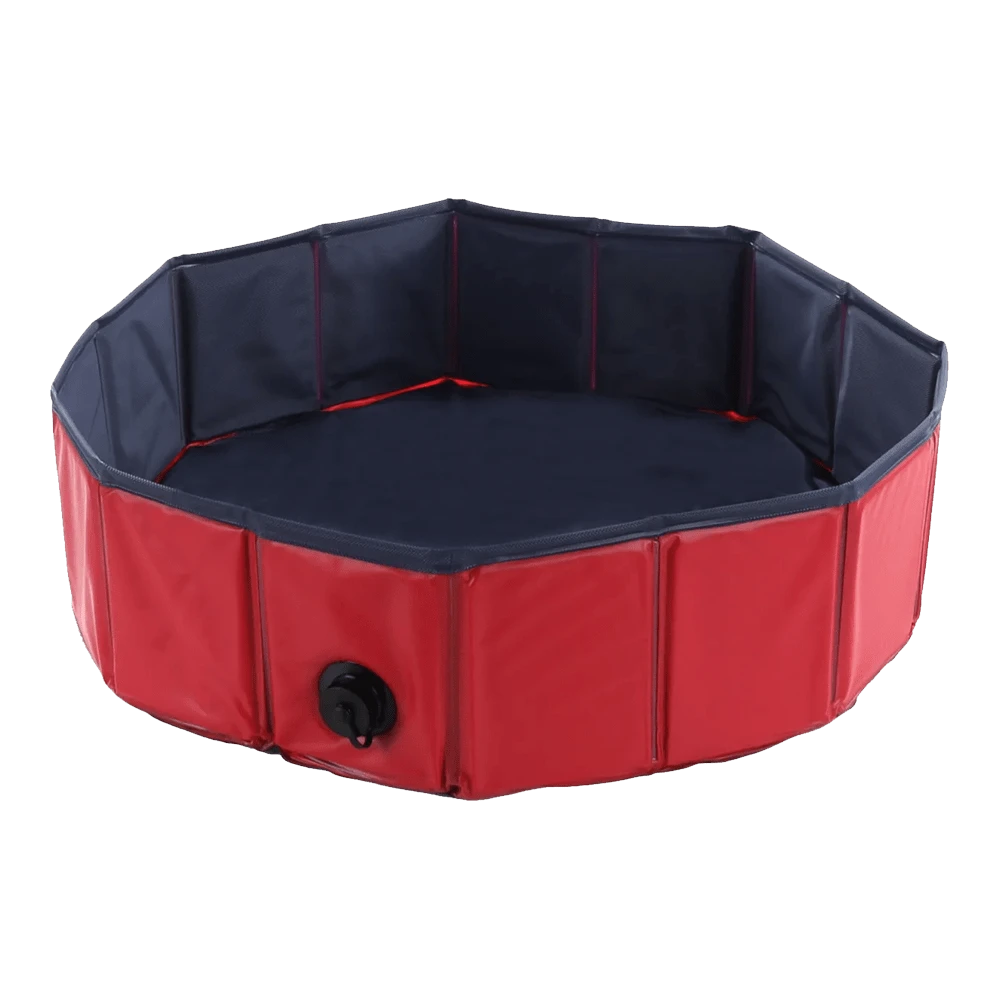 Flamingo Hondenzwembad Doggy Splash Rond - 80x20cm - Blauw/Rood 3 Flamingo Hondenzwembad Doggy Splash Rond - 80x20cm - Blauw/Rood