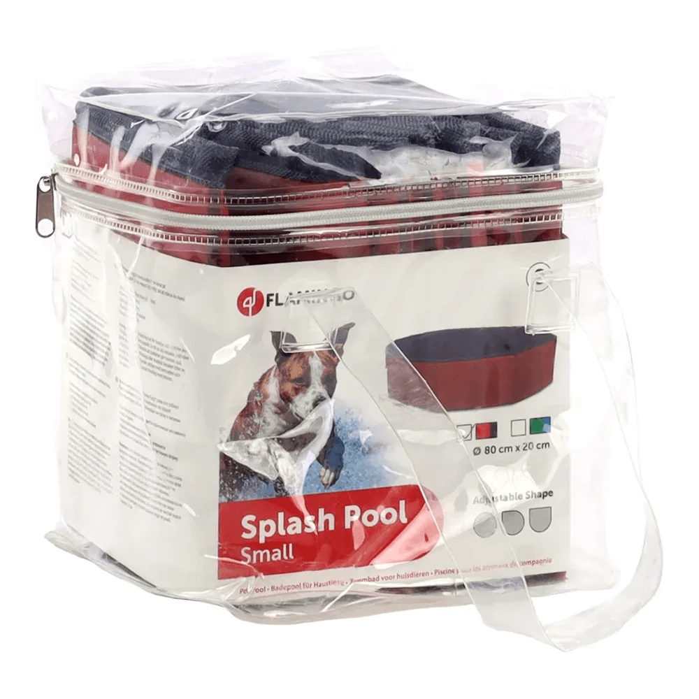 Flamingo Hondenzwembad Doggy Splash Rond - 80x20cm - Blauw/Rood 6 Flamingo Hondenzwembad Doggy Splash Rond - 80x20cm - Blauw/Rood - Afbeelding 4