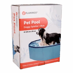 Flamingo Hondenzwembad Doggy Splatter Rond - 120x30cm - Blauw -Flamingo Verkoop hondenzwembad doggy splatter rond 120x30cm blauw 120x30cm 2
