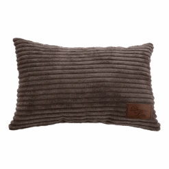 Designed By Lotte Hoofdkussen Ribbed - Bruin - 35x23cm