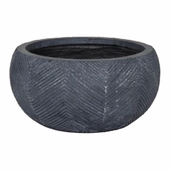 Plantenschaal Iowa Bullet - D42 X H21cm - Donkergrijs