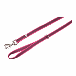 Julius K9 Super-Grip Looplijn Roze, Grijs - 1,8m - Max. 50kg - Hondenriem