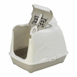 Flamingo Kattenbak Loki Grijs - M - 38x50x37cm -Flamingo Verkoop kattenbak loki grijs m 38x50x37cm 2