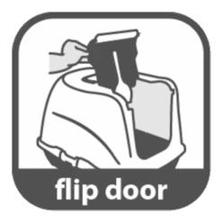 Flamingo Kattenbak Loki Blauw - M - 38x50x37cm -Flamingo Verkoop kattenbak loki m 38x50x37cm 6 1