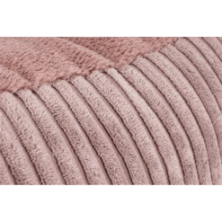 Designed By Lotte Kattenmand Ribbed Met Rits - Roze - 50x50x17cm -Flamingo Verkoop kattenmand ribbed met rits roze 50x50x17cm 3 1