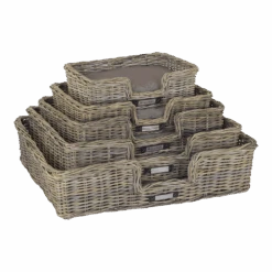 Klassieke Rieten Hondenmand - M - Rechthoekig - Happy House -Flamingo Verkoop klassieke rieten hondenmand m rechthoekig happy house 5