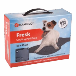 Flamingo Koelmat Fresk Drop Been - 60x45cm - Grijs -Flamingo Verkoop koelmat fresk drop been 60x45cm grijs 60x45cm 2