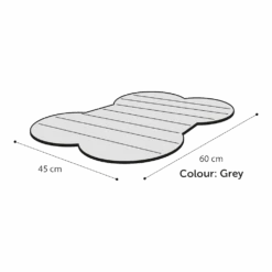 Flamingo Koelmat Fresk Drop Been - 60x45cm - Grijs -Flamingo Verkoop koelmat fresk drop been 60x45cm grijs 60x45cm 3